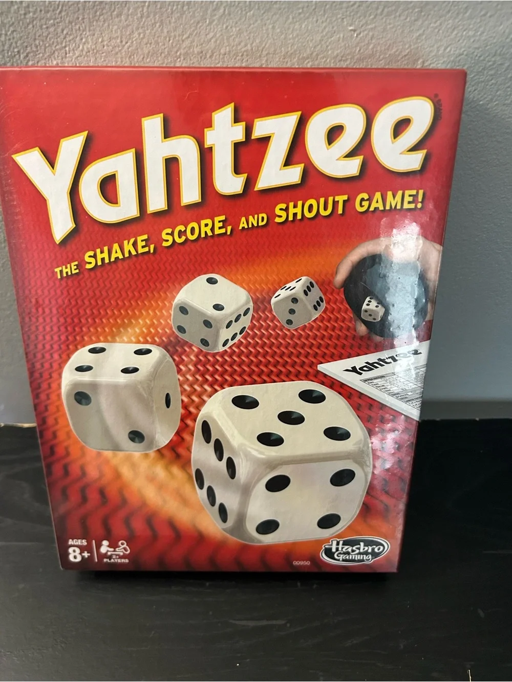 Hasbro Yahtzee Game - Red and White